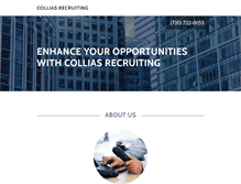 Tablet Screenshot of colliasrecruiting.com